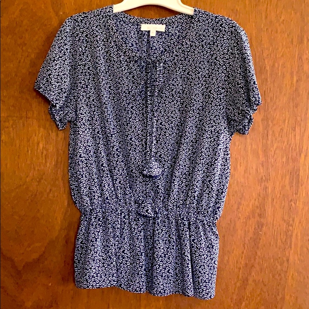 ☀️Peplum Tie Front Blouse☀️